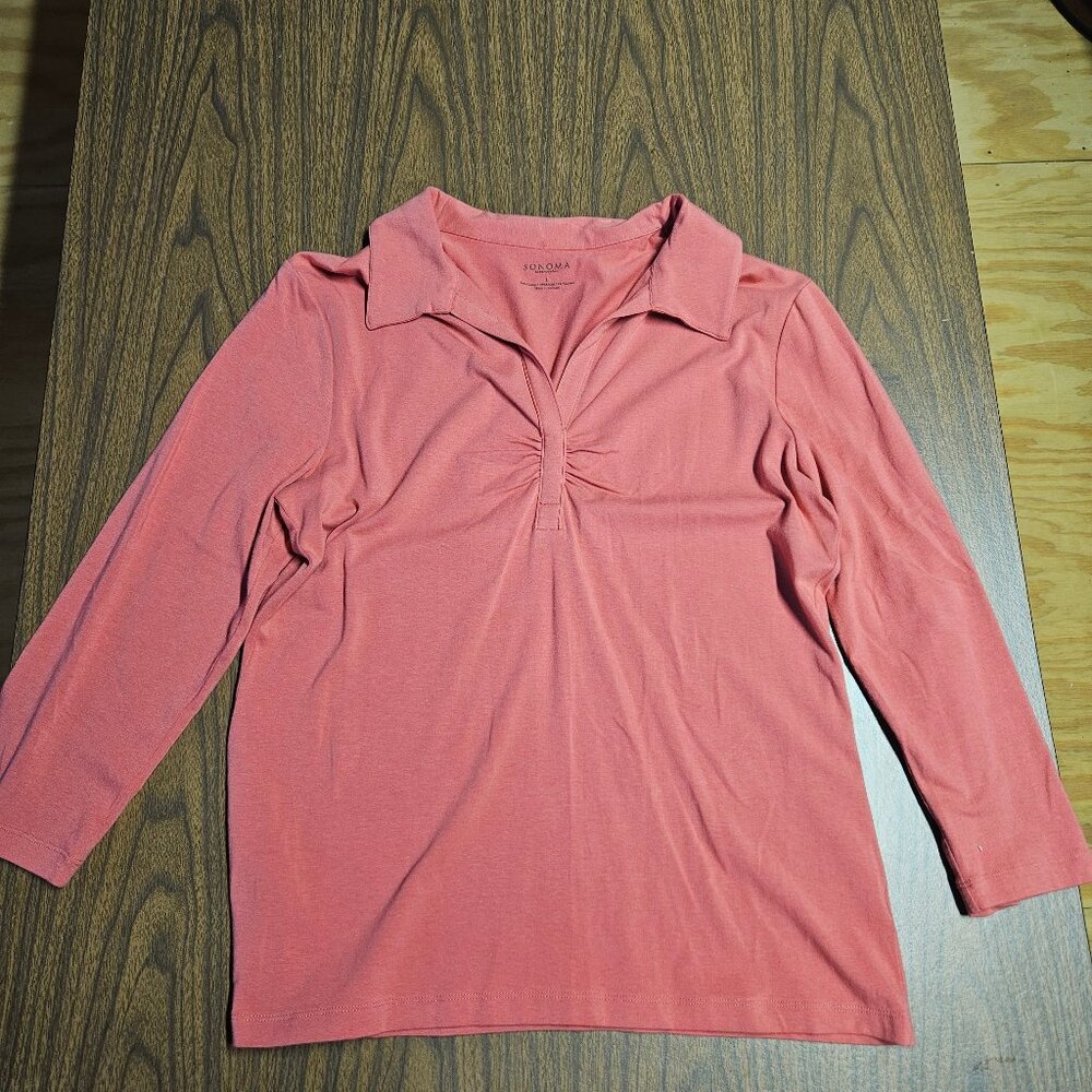 womens collared  top